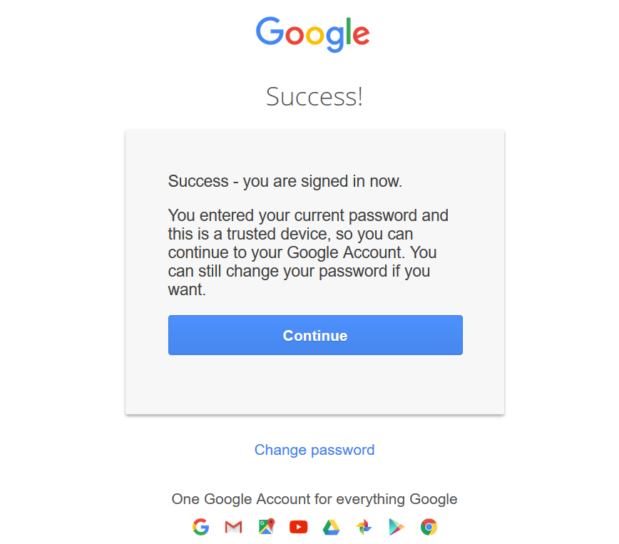 change google password for mac